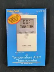 New Radio Shack LCD Temperature Alert Thermometer with Remote Sensor 63-1011