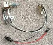 Solderless EZ-INSTALL Wiring KIT for 2 ACTIVE EMG Pickup 1V Push-Pull Vol *NEW*