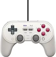 8BitDo Pro 2 Wired Controller for Switch, Windows, Android and Raspberry Pi (G Glassic Edition)