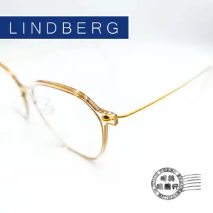 ◆明美鐘錶眼鏡◆/ LINDBERG/輕量無螺絲細金屬/丹麥手工鏡框/6627 COL.GT/光學鏡框