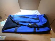 American TRAVELER BLUE Canvas Extra Large Duffle Bag Luggage 29" Rolling Wheel