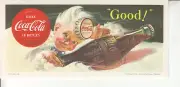 1953 COCA-COLA BLOTTER SPRITE BOY & BOTTLE NOS MINT