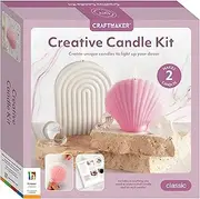 Craft Maker Creative Candle Kit - DIY Candle Making for Adults - Soy Wax and Moulds Included - Step-by-Step Projects - Creative Arts and Crafts - Decorative Gifts