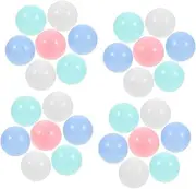 WOONEKY Boy Girl Ocean Ball Set Pcs Plastic Ocean Balls for Safe Mini Play Toys for Boys and Girls Random