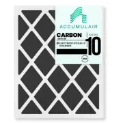 Accumulair Carbon 21x23x1 MERV 10 Odor Eliminating Air Filter (4 Pack)