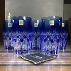 Hoya Super Mel-U Crystal Glasses Set of 5 6.5cm Diameter 11.5cm Height