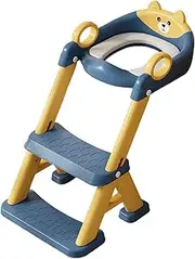 Toilet Training Seat for Toddler - 2-in-1 Training Toilet Adjustable Height Potty Seat | Non-Slip Kids Trainer Baby Tools with Splash Guard for Little Boys & Toddler