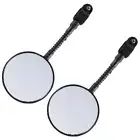 Bike Handlebar Mirror Automotive Glass Lens Cycling Handlebar Mirror