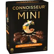 Connoisseur Minis Salted Caramel & Macadamia 6 pack