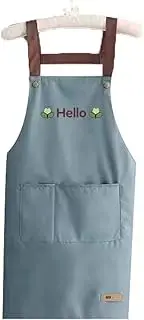 Home Apron Kitchen Workwear Summer Thin Dining Aprons Cooking Apron Kitchen Apron BBQ Accessories Black Apron Chef Apron Bib