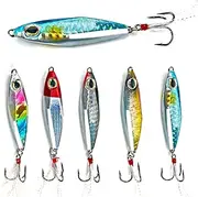 [Sougayilang] Jigs Fishing Lures Sinking Metal Spoons Micro Jigging Bait