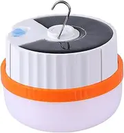 Solar Light Bulb, Outdoor Solar Lantern, 50/100W USB Charging Feature, Telescopic Non-Glaring Design, Mounting Hook, Ideal for Fishing, Patio, Tent, Car Repair, Backyard, White
