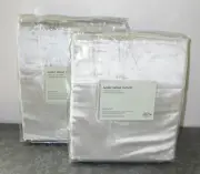 NWT West Elm Luster Velvet Curtains Platinum 48 x 84 (set of 2)