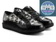 Onitsuka Tiger THE ONITSUKA BLUCHER LO 1183C330 001 BLACK/WHITE Unisex Tweed