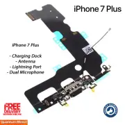 NEW iPhone 7 Plus Charging Dock Port Double Microphone Replacement BLACK