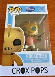 RARE 2013 ROCKETEER 78 DISNEY FUNKO Pop Vinyl New in Box + Protector