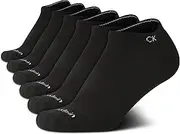 [Calvin Klein] Boys' Socks - Cushion No Show Ankle Socks (6 Pack)