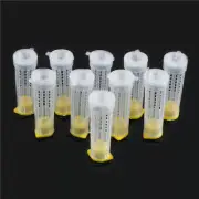 10X Beekeeping Rearing Cup Kit Bee Queen Cages Roller Beekeeper Equipme Jt.t2
