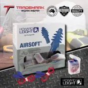 Howard Leight Airsoft Reusable Corded Earplugs (AS-30R) 5pk, 20pk, 50Box