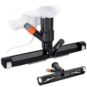 Pool Spa Jet Vacuum Cleaner Head Scrub Brushes Leaf Bag for Above Ground Pools, Spas, Ponds, Inflatable Pools, Tub-Attaches to Garden Hose