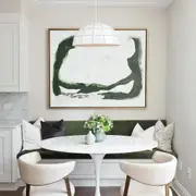 Armis Glass Pendant Light w/ Tiled Iron (Dome) in Matt White, Champagne Gold or Coffee