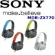 東京快遞耳機館 實體店面最安心 日本內銷 SONY MDR-ZX770 扁線 重低音 耳罩式耳機