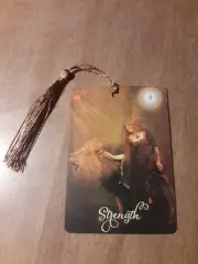Strength- Good Tarot Bookmark Oracle Card Art Deck Gift, Purified & Charged