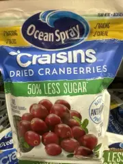 Ocean Spray Reduced Sugar Craisins Dried Cranberries 1.2kg