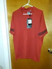 Men's L Red Cor Performance short sleeve 1/4 zipper NWT