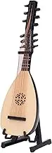 Mini Lute Pipa Model Unique Small Decor Miniature Ornament Musical Instrument Wooden Photo Prop for Desk and Photo Prop