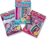 Melissa & Doug Design-Your-Own Jewelry-Making Kits - Bangles, Headbands, and Bracelets