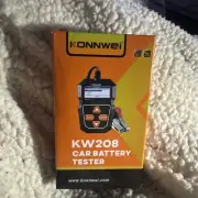 KONNWEI KW208 Car Battery Tester 12V 100-2000CCA Cranking Charging Circut Tester
