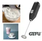 Gefu Fino Milk Frother Kitchen Whisk Coffee Foamer (Battery Included)