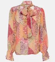 [Rixo] Rixo Jovie patchwork top AU 16 multicoloured
