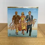 HIGH SOCIETY MOVIE LASERDISC VIDEODISC BING CROSBY FRANK SINATRA GRACE KELLY