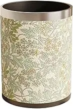 Dickly Trash Can PU Leather Trash Container Luxury Decorative Bathroom Bin Waste Basket for Bedroom Office Home Laundry Room Dorm, Style B