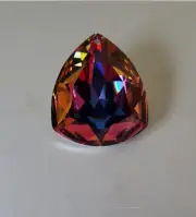 Vintage Swarovski Crystal, 30mm Pendant, Volcano, Rare (1 Piece)