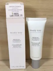 Mary Kay Medium Coverage Foundation Ivory 202 Gray Cap 356800 New 1 Fl. Oz. NOS