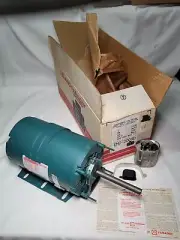 Condenser Fan Motor, 1 Hp, 1075 RPM, 208-230/460V, 1Ph, LELAND FARADAY EM2-2009D