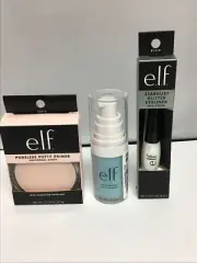 E.L.F. Set 3: Hydrating Face Primer , Poreless Putty Primer & Glitter Eyeliner