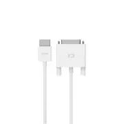 BELKIN CABLE HDMI TO DVI 4K 7.1 3D HD FR MACBOOK PRO MACMINI APPLE TV 2M AV10161