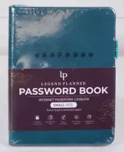 LEGEND PLANNER Password Book Internet Password Logbook Small Size