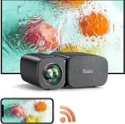 Tkisko Mini Projector 5G WiFi Portable Movie Projector 9000L 1080P HD Support...