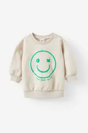 [Cotton On Kids] Cotton On Kids - Riley Sweater - Rainy day/fun day smile 0-3M RAINY DAY/FUN DAY SMILE