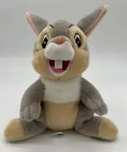 Thumper Bunny Rabbit Plush Bean Bag from Walt Disney World Bambi 9" Stuffed Toy