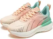 ONEMIX Breathable Women's Max Cushioned Walking Shoes with Arch Support for Plantar Fasciitis Flat Foot Pain Relief Air Lightweight Jogging Running Sneakers Shoes Non Slip Thick Sole