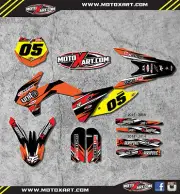 Custom Graphics full Kit - DIGGER STYLE decals stickers fits KTM 85 2013 - 2017