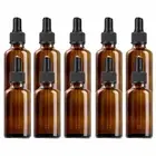 30ML Amber Glass Liquid Dropper Reagent Eye Pipette Essential Oils Bottle NEW