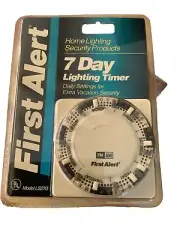 First Alert 7 Day Lighting Timer Model LS270,Home Lighting Security P.Brand New
