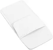 Pocket Protector, Leather Pocket Pen Holder, Shirt Pocket, Lab Coat, Pants Pen Holder - Multi-Purpose Pen Pocket That Holds Pens, Pointers, Pencils and Note Cards (White)